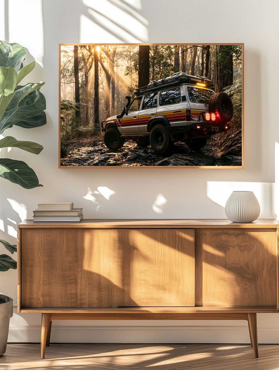 Off-Road 4x4 Forest Adventure Poster. — room view 3