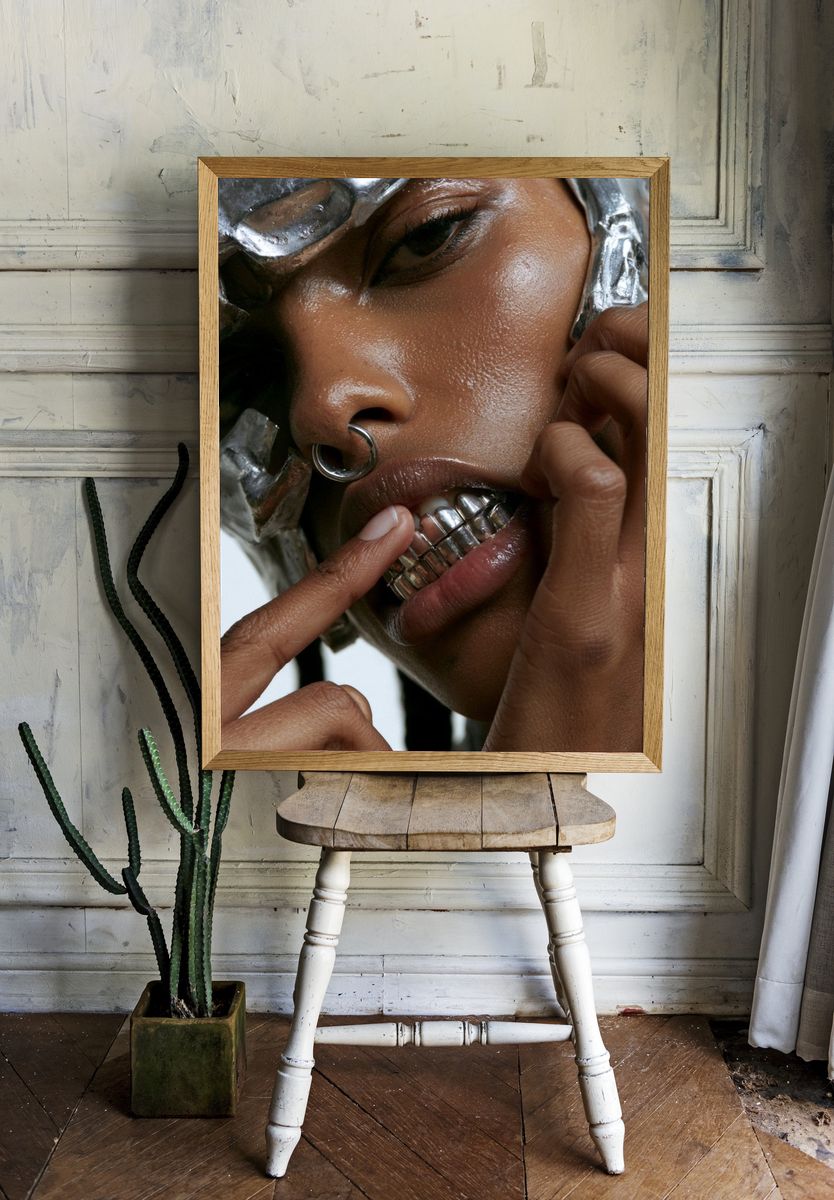 Avant-Garde Portrait Photography Poster. room preview
