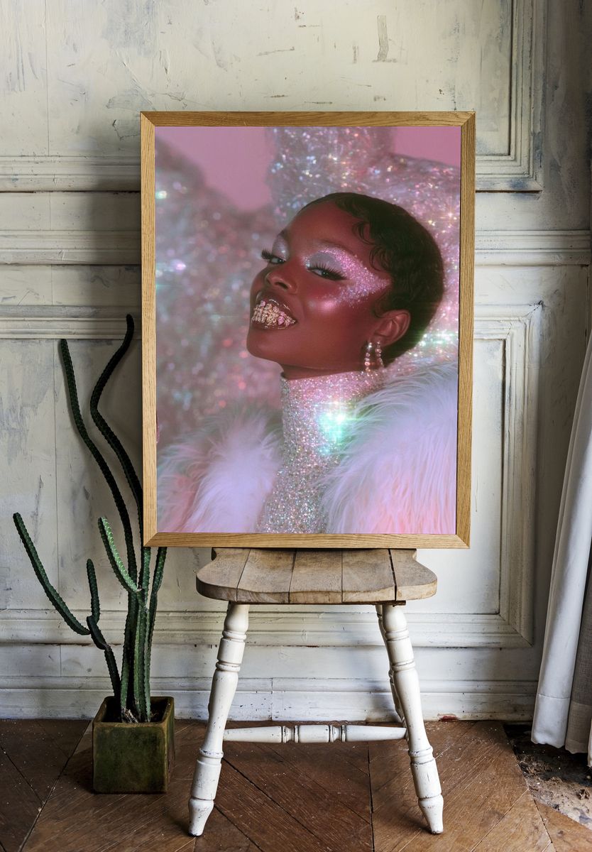 Glamour Portrait Photography Poster. — room view 1