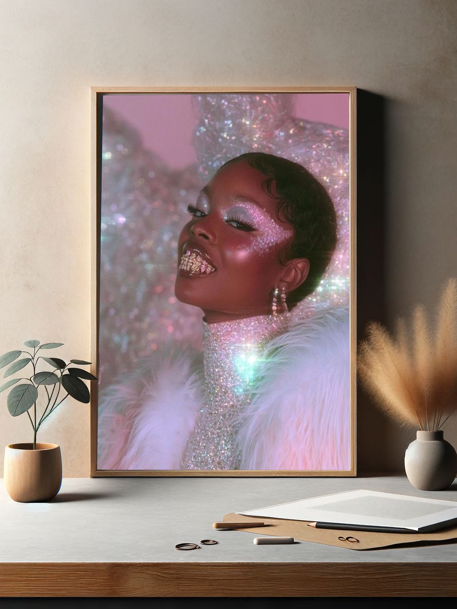 Glamour Portrait Photography Poster. — room view 2