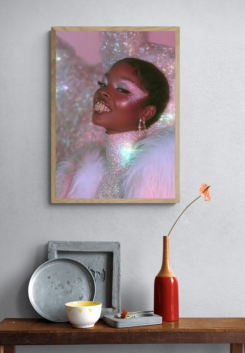Glamour Portrait Photography Poster. — room view 3
