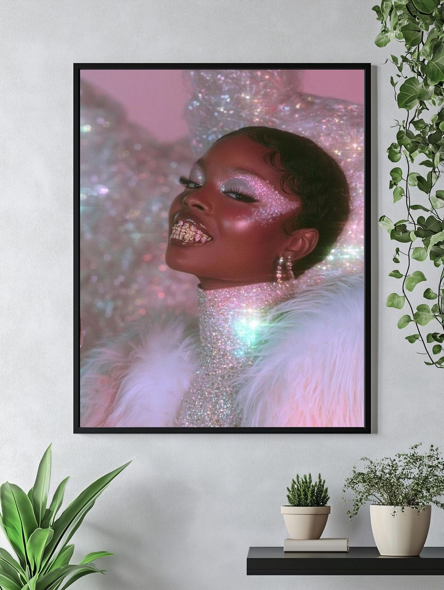 Glamour Portrait Photography Poster. — room view 4