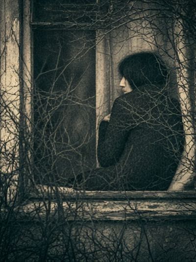 Gothic Window Portrait Print.