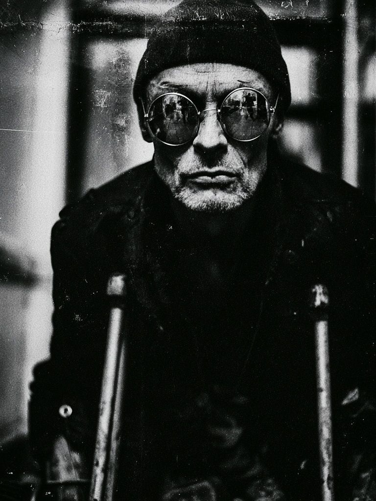 Monochrome Portrait Photography Poster. poster — photography art