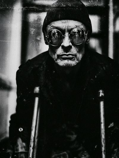 Monochrome Portrait Photography Poster.
