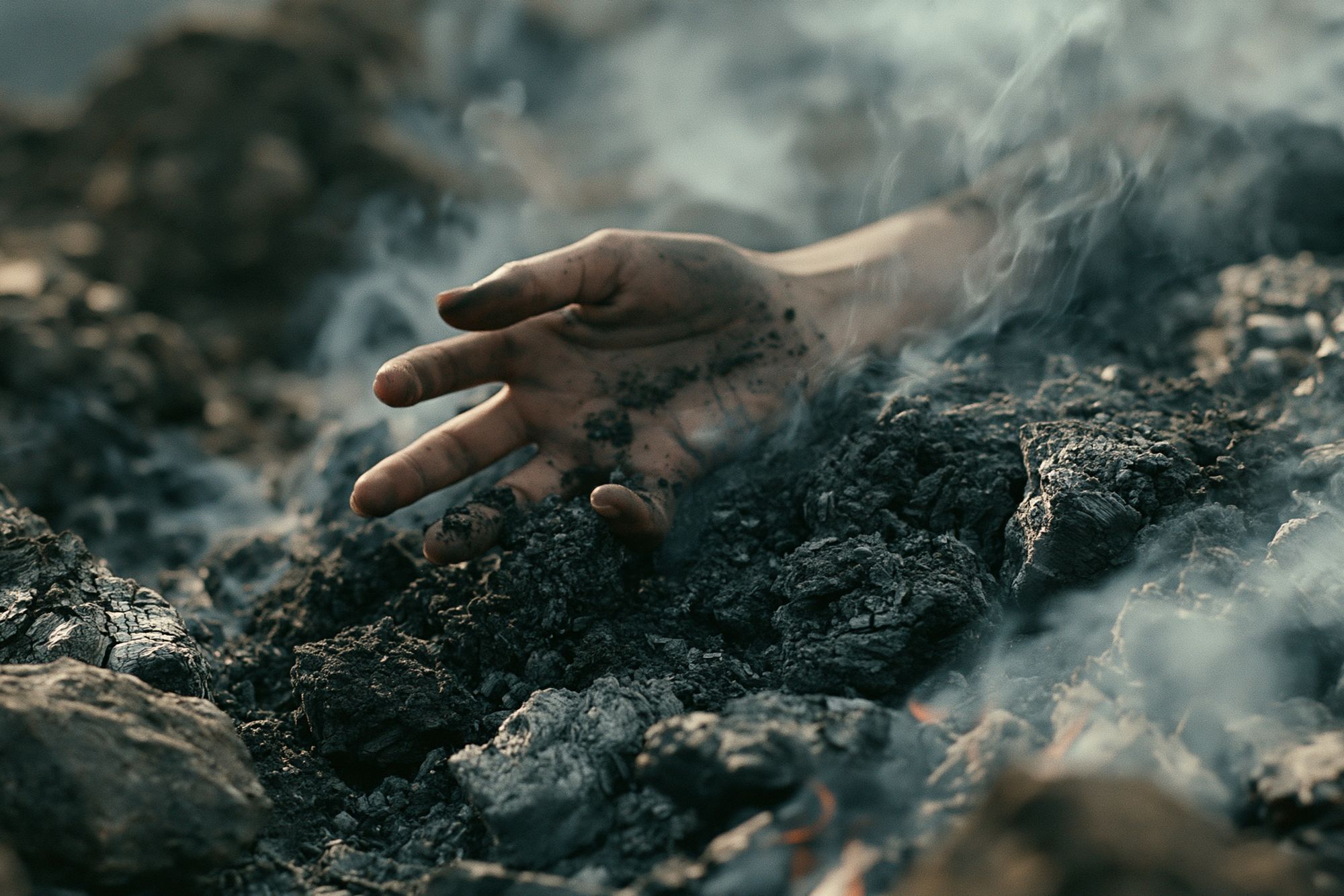 Ashen Hand Photography Poster. poster detail
