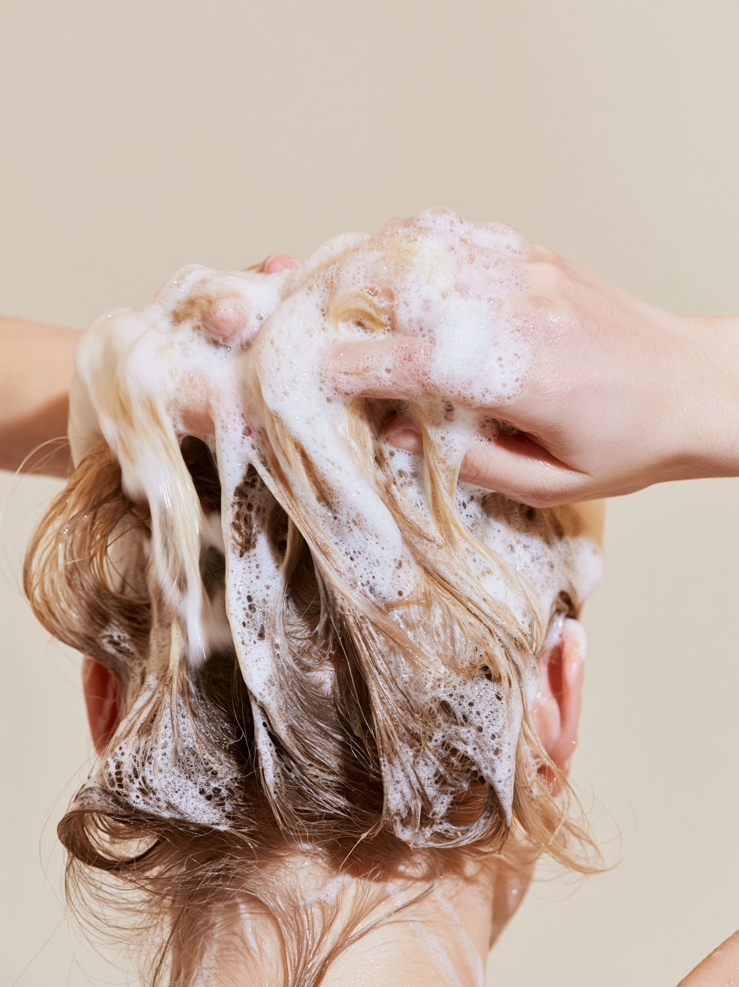 Foamy Hair Wash Photography Poster. poster — photography art