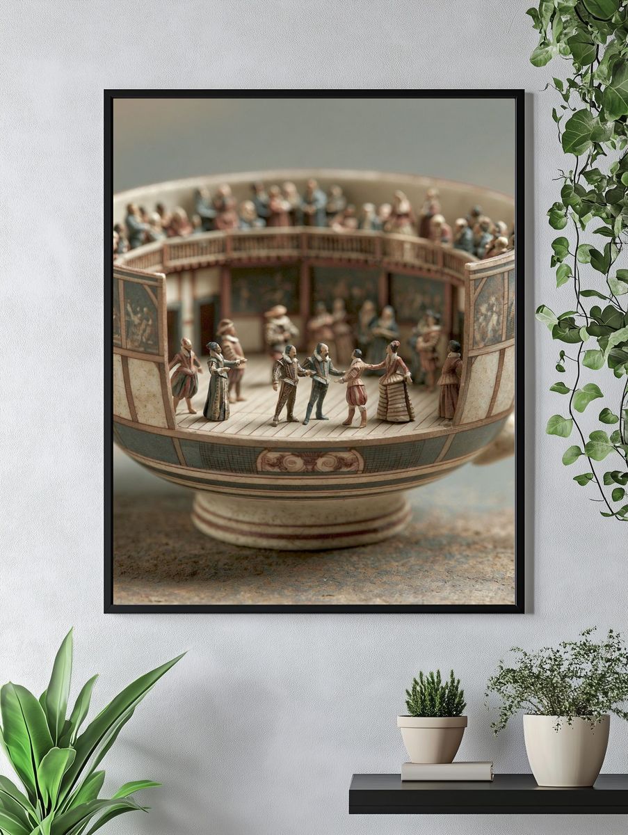 Miniature Theatre Cup Photography Poster. — room view 4