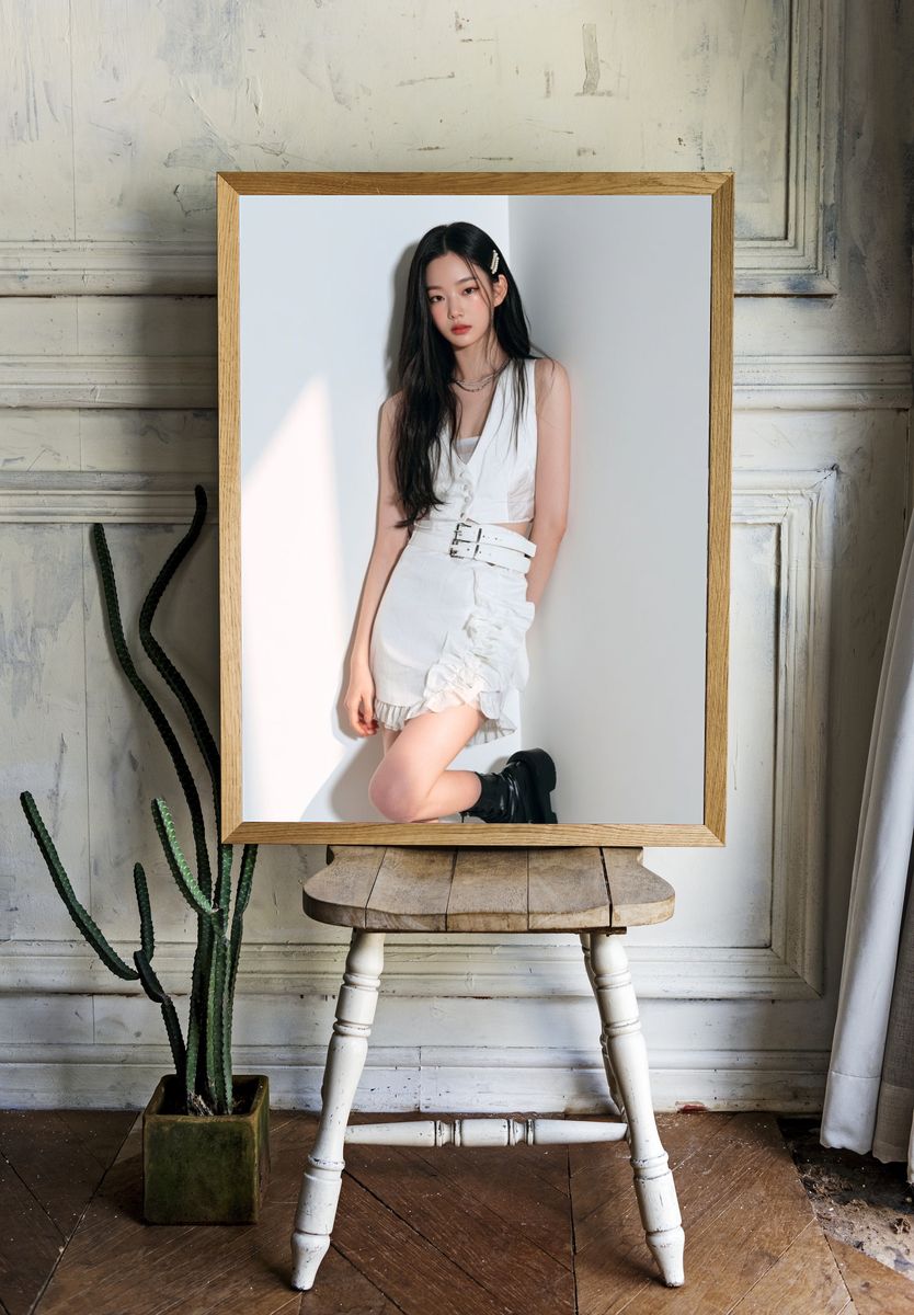 Minimalist Fashion Portrait Poster. room preview