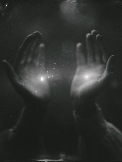 Celestial Hands Photography Poster.