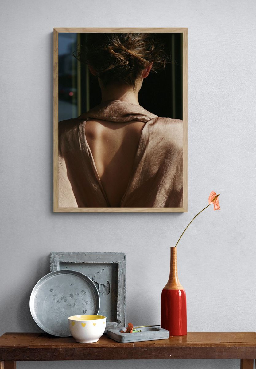 Backlit Portrait Photography Poster. — room view 3