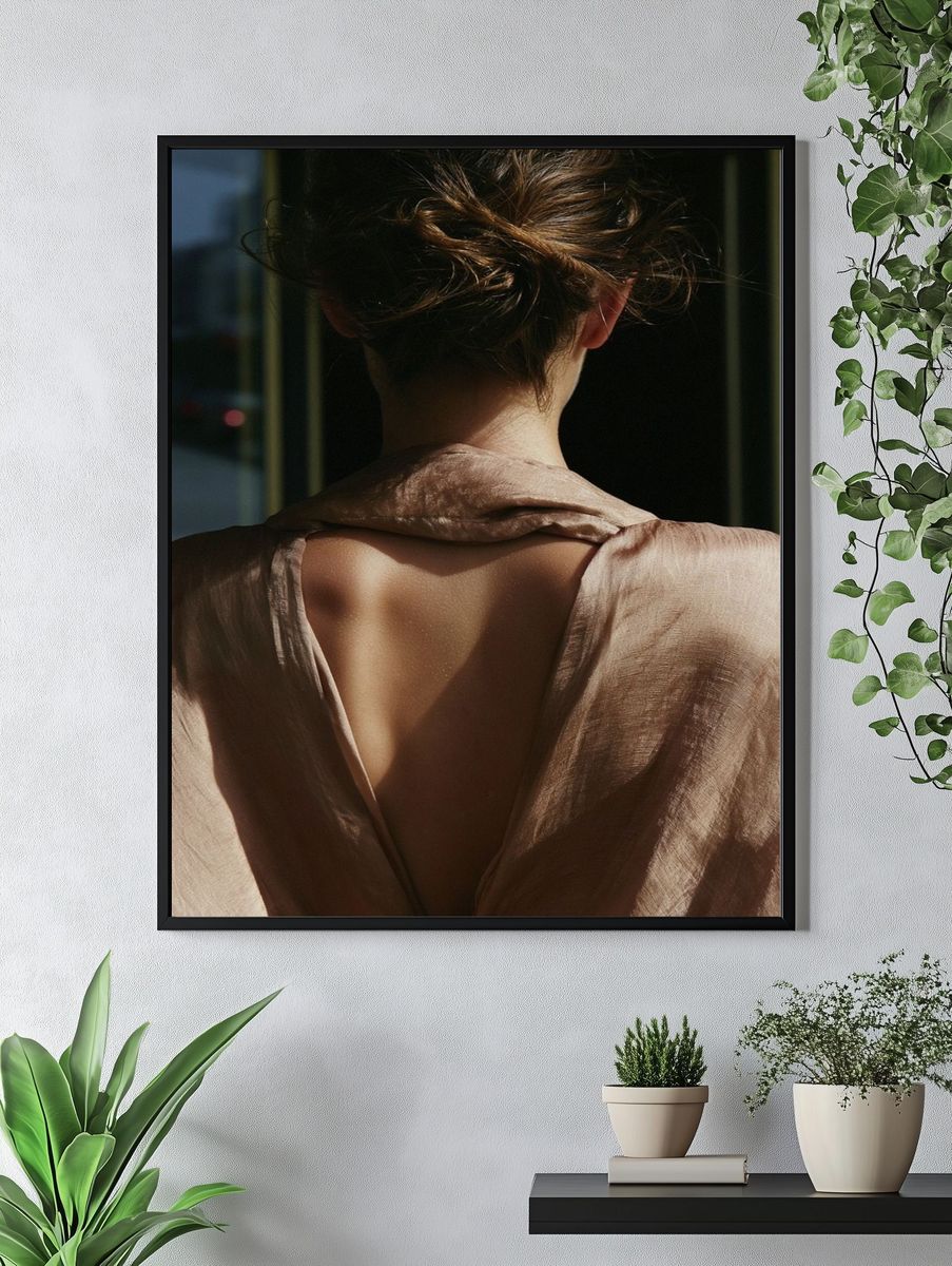 Backlit Portrait Photography Poster. — room view 4