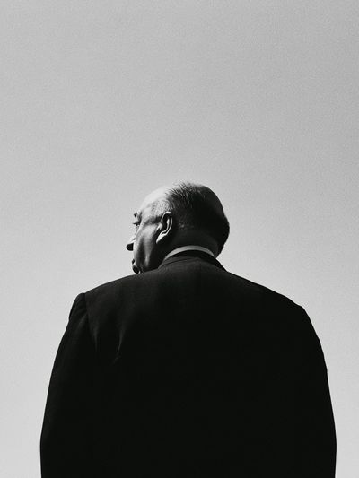 Solitary Man Black-White Poster.