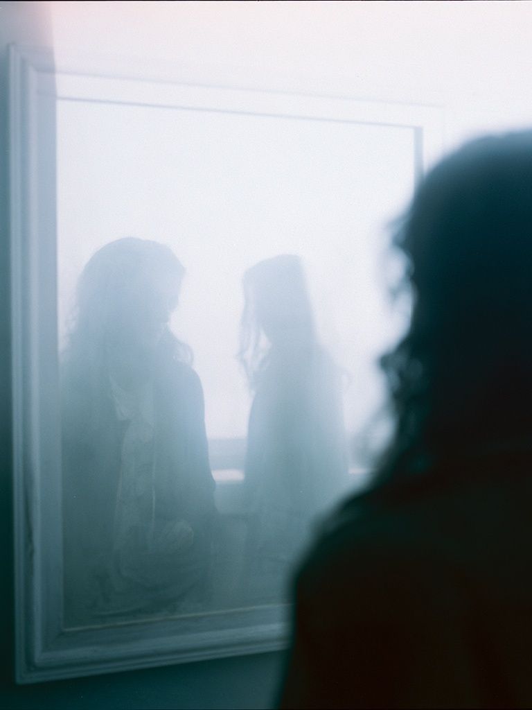 Dreamy Mirror Portrait Print. poster detail