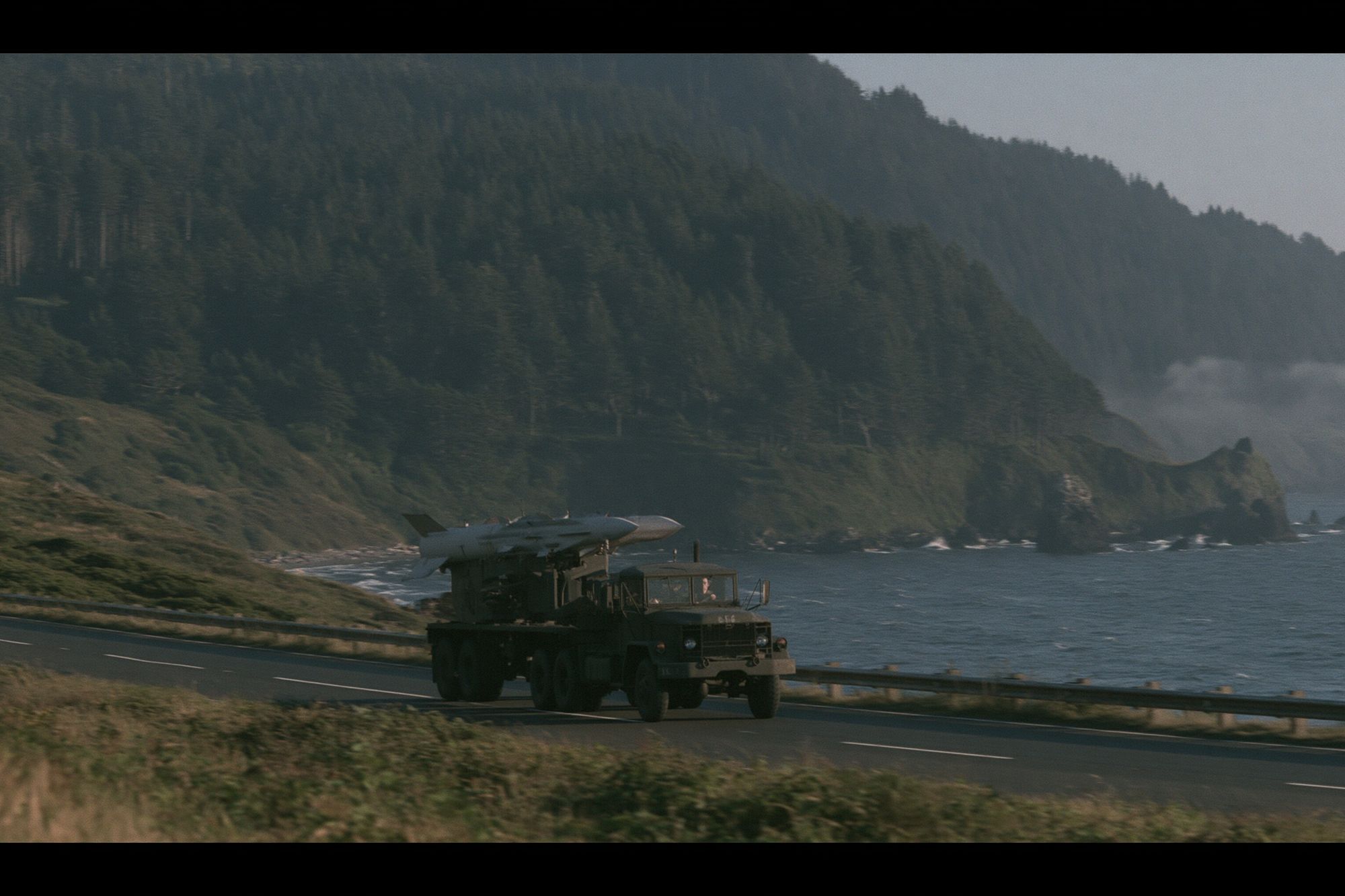 Coastal Missile Truck Photography Poster. poster detail