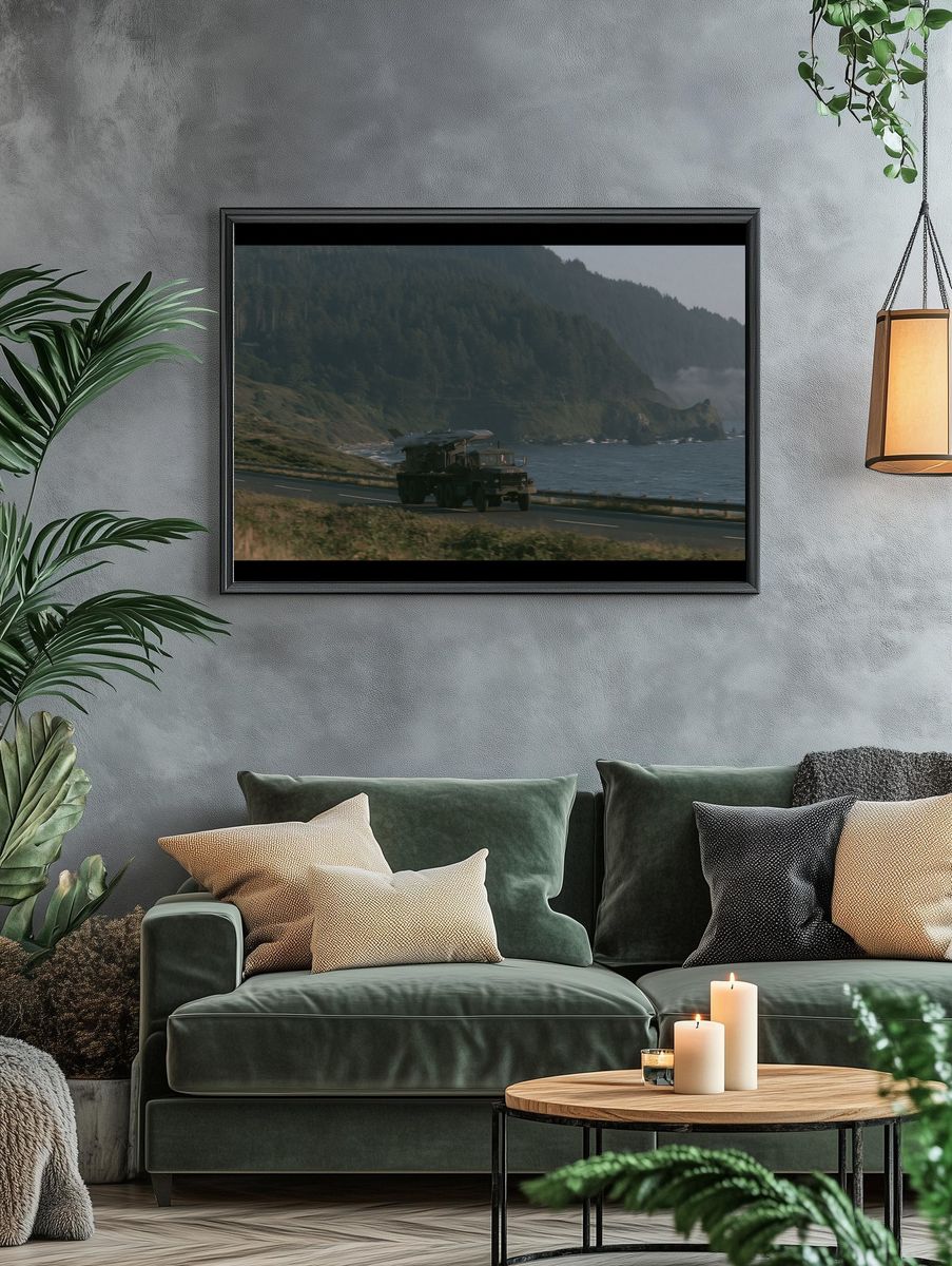 Coastal Missile Truck Photography Poster. — room view 4