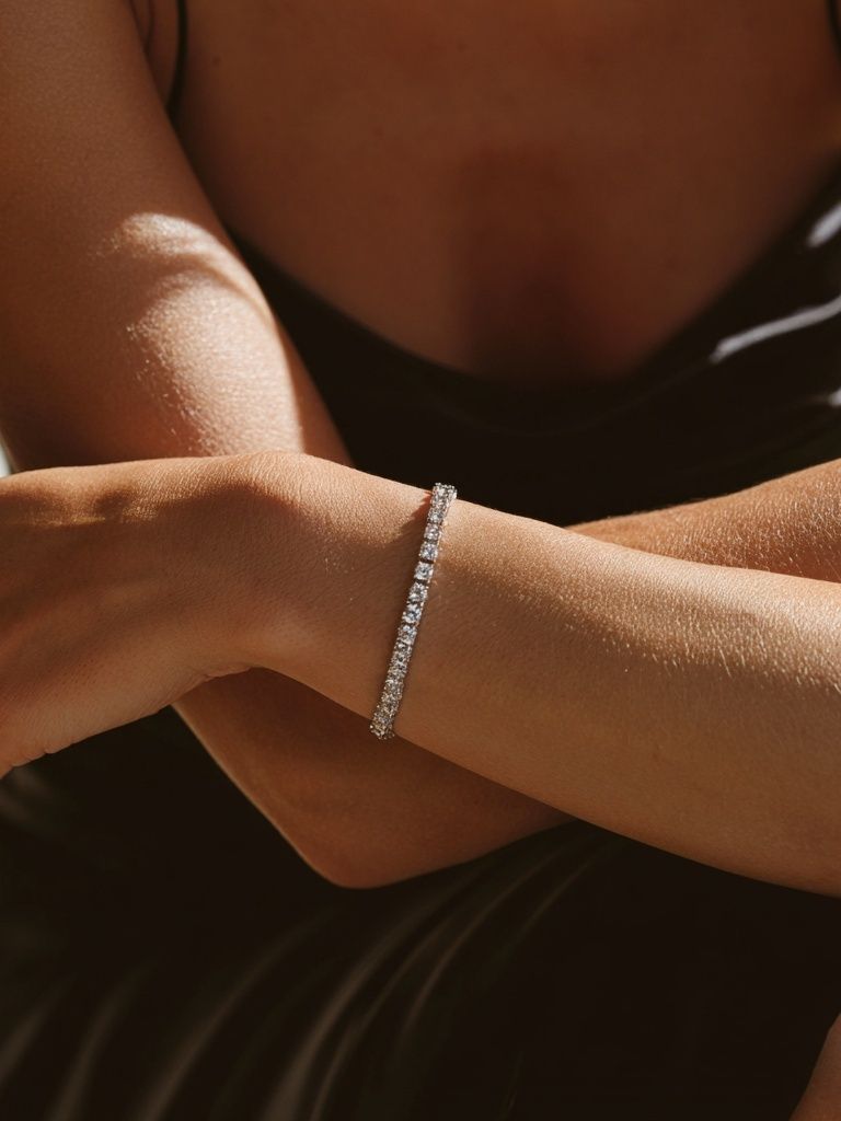 Elegant Bracelet Portrait Poster. poster — photography art