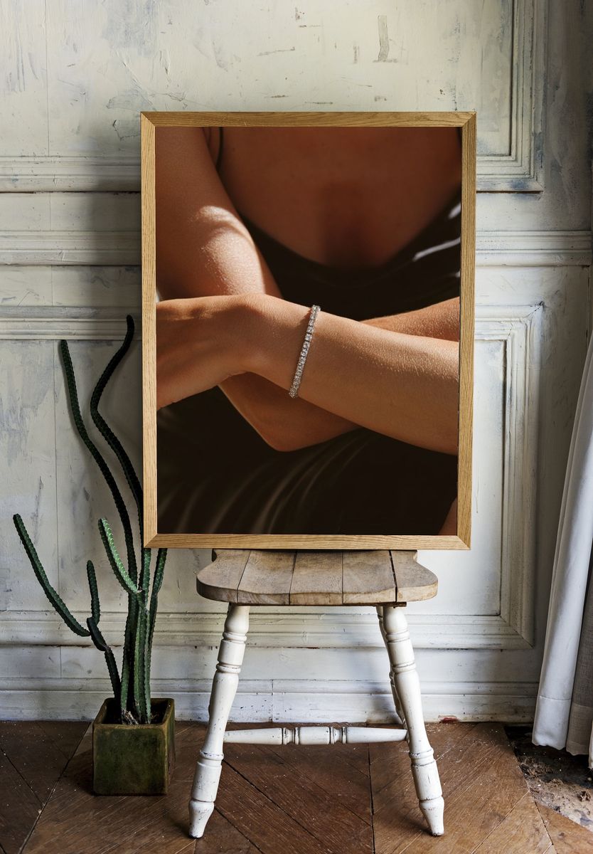 Elegant Bracelet Portrait Poster. room preview