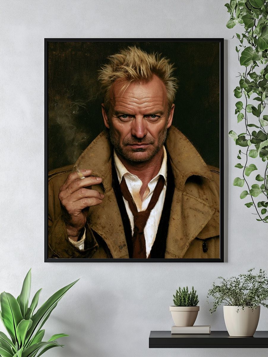 Detective Portrait Photography Poster. — room view 4