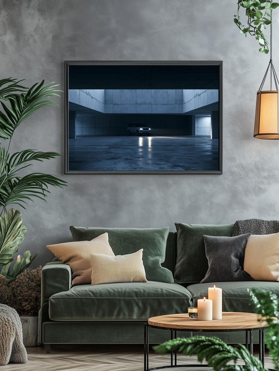 Range Rover Garage Photography Poster. — room view 4