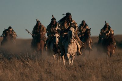 Native Horse Riders Photography Poster.
