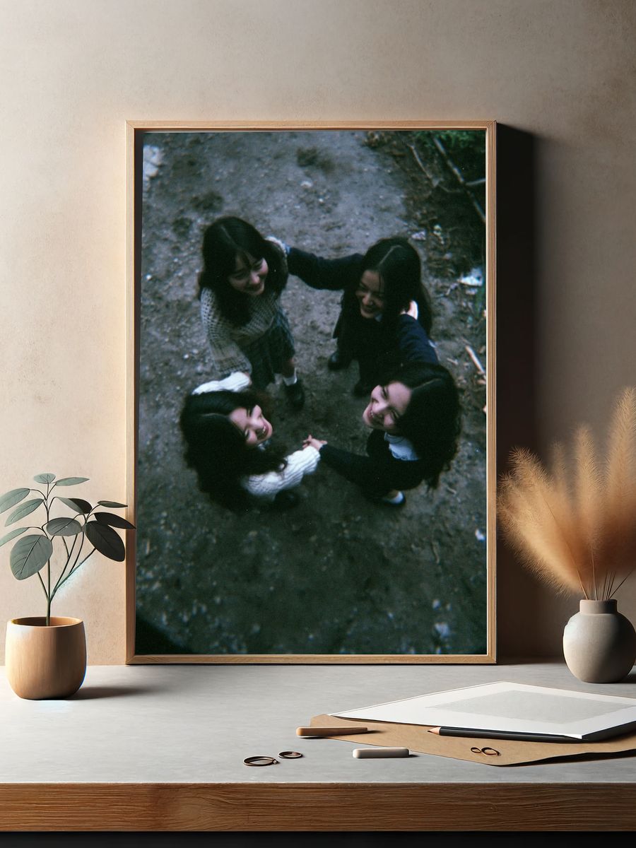 Friends Circle Photography Poster. — room view 2