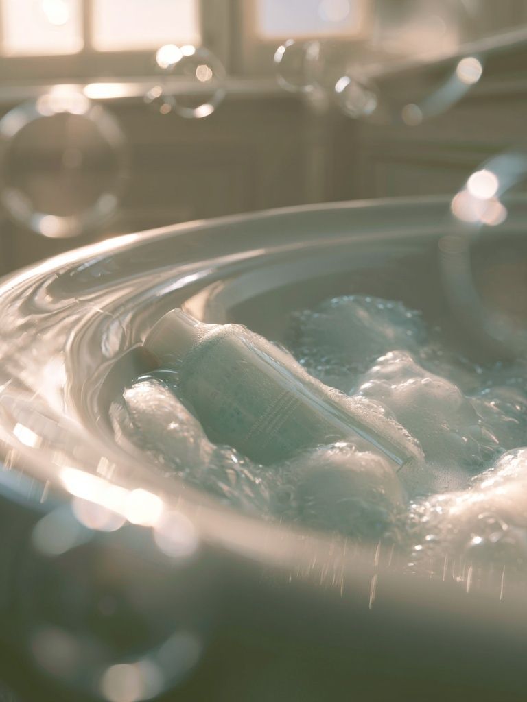 Soaking Bottle Still Life Poster. poster — photography art