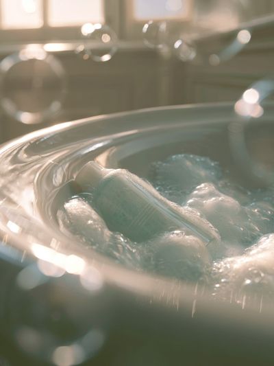 Soaking Bottle Still Life Poster. poster