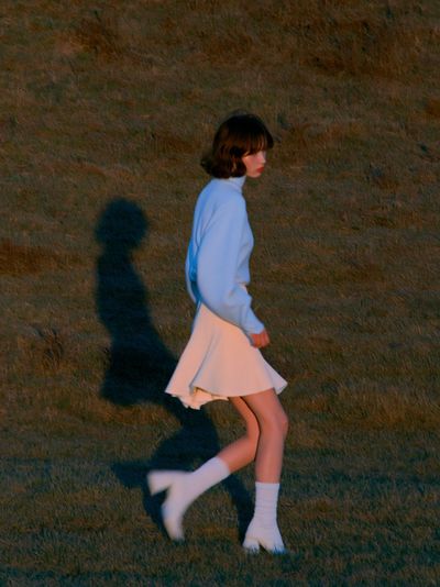 Walking Woman Photography Poster.