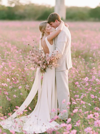 Romantic Wedding Field Photography Poster.