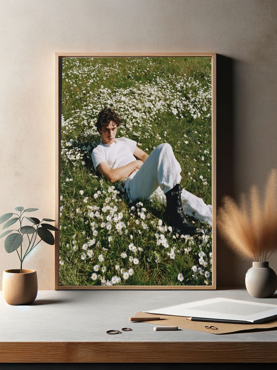 Meadow Portrait Photography Poster. — room view 2