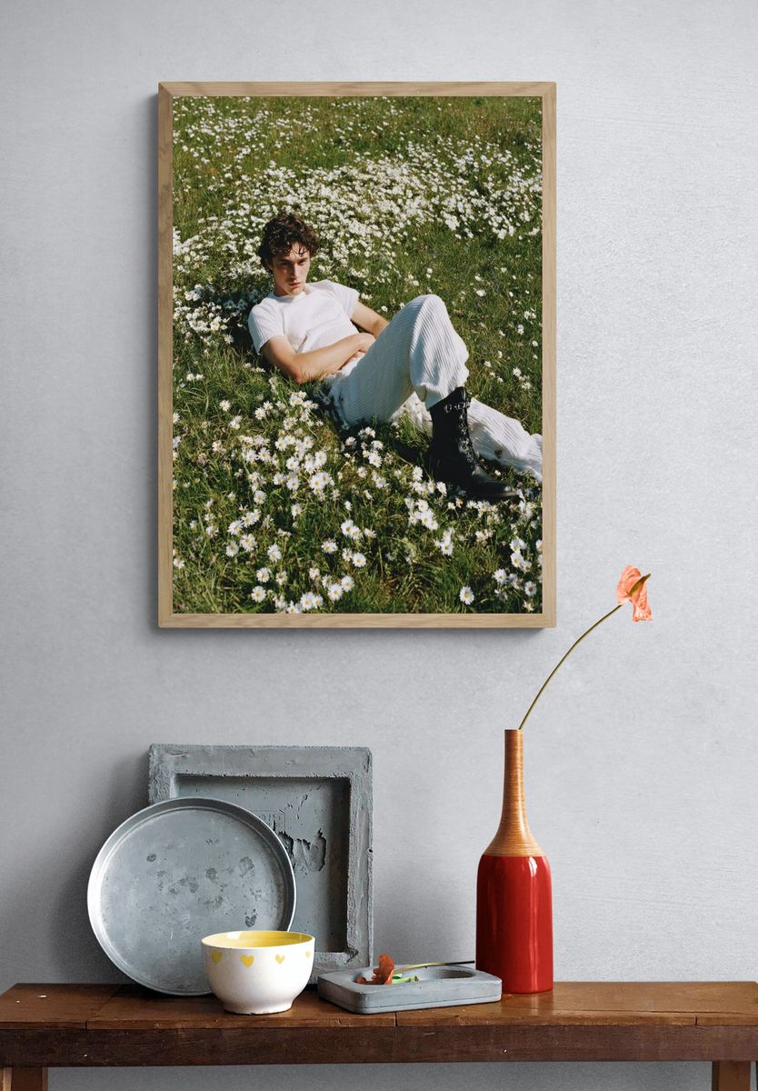 Meadow Portrait Photography Poster. — room view 3