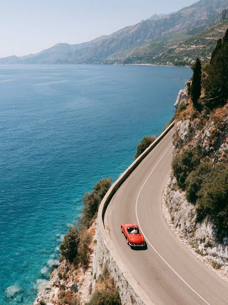 Coastal Road Trip Photography Poster. poster detail