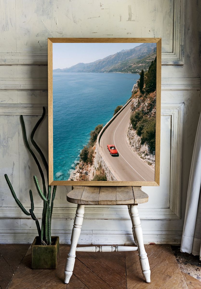 Coastal Road Trip Photography Poster. room preview