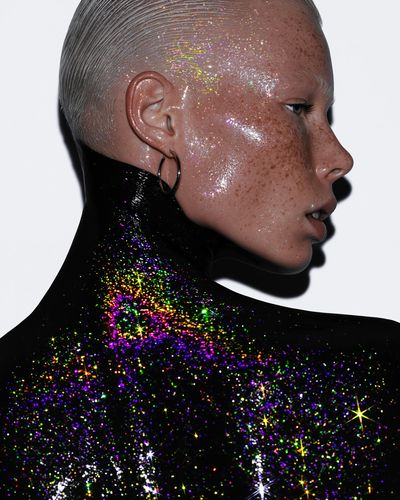 Glitter Portrait Photography Poster.