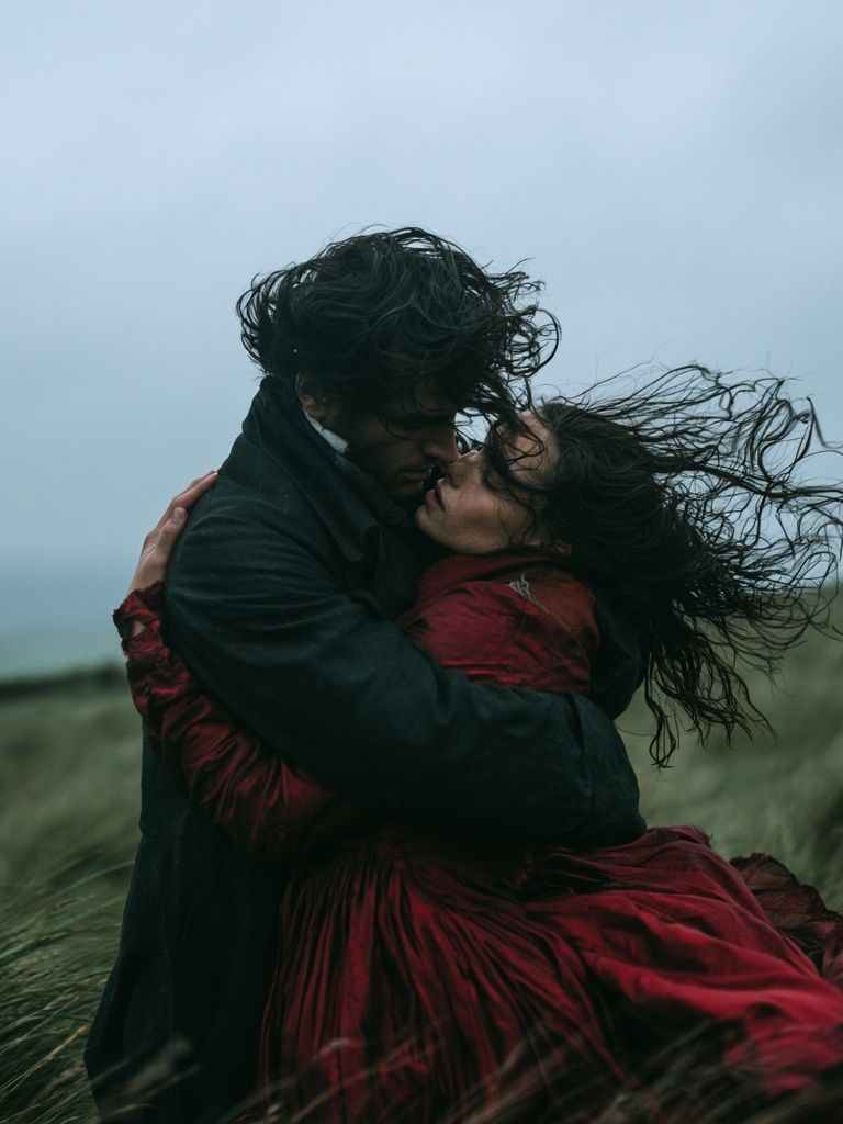 Windblown Lovers Photography Poster. poster — photography art