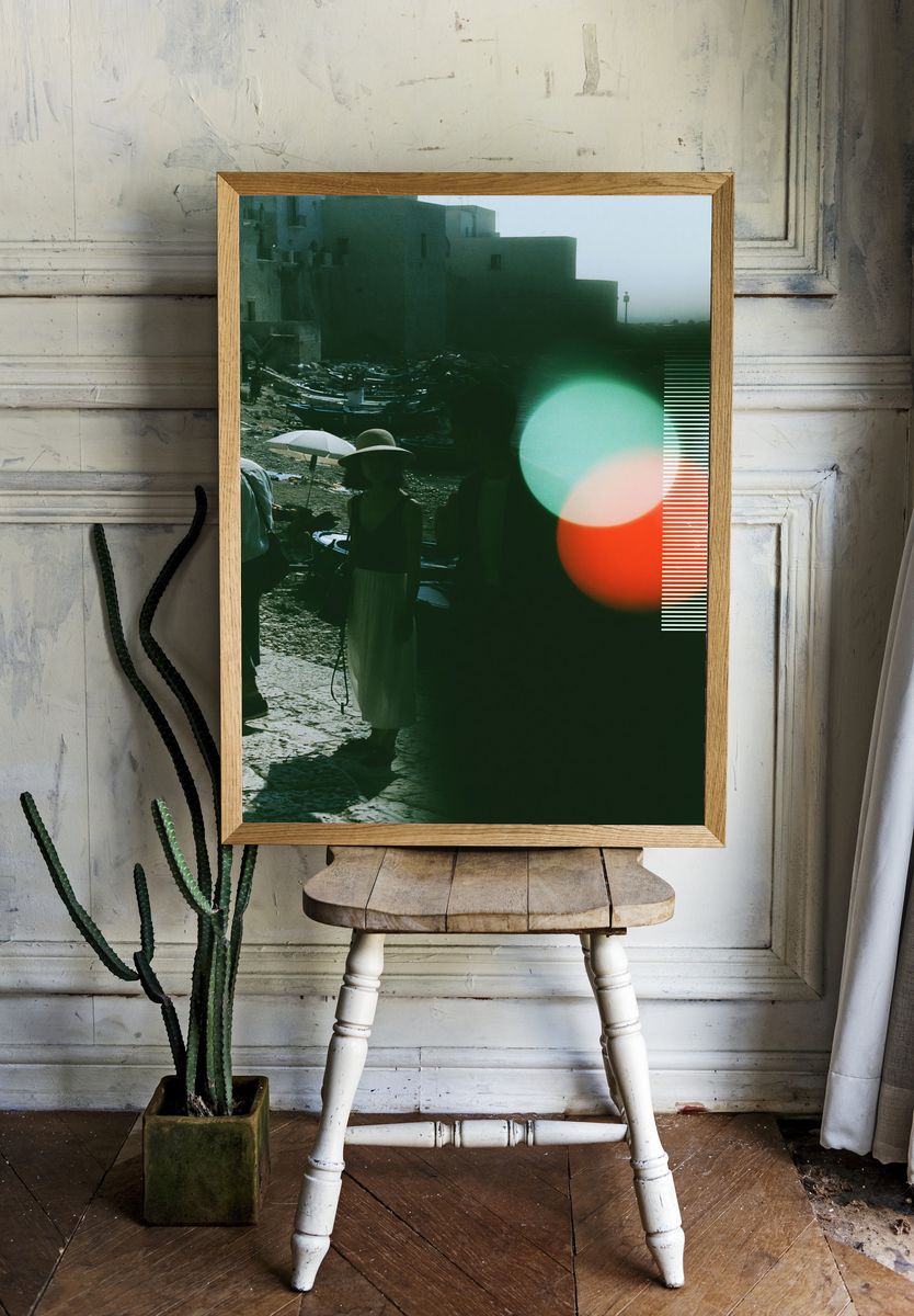 Coastal Silhouettes Photography Poster. room preview