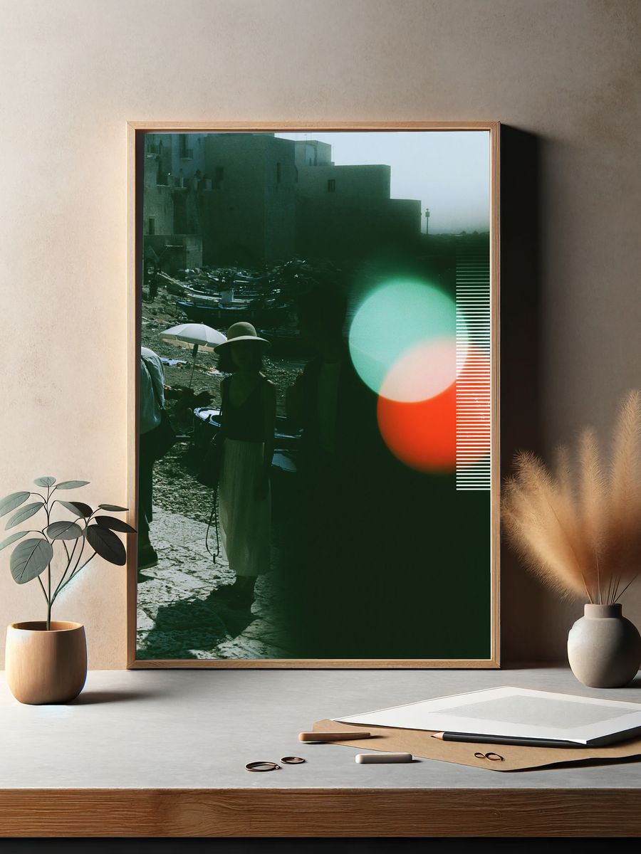 Coastal Silhouettes Photography Poster. — room view 2
