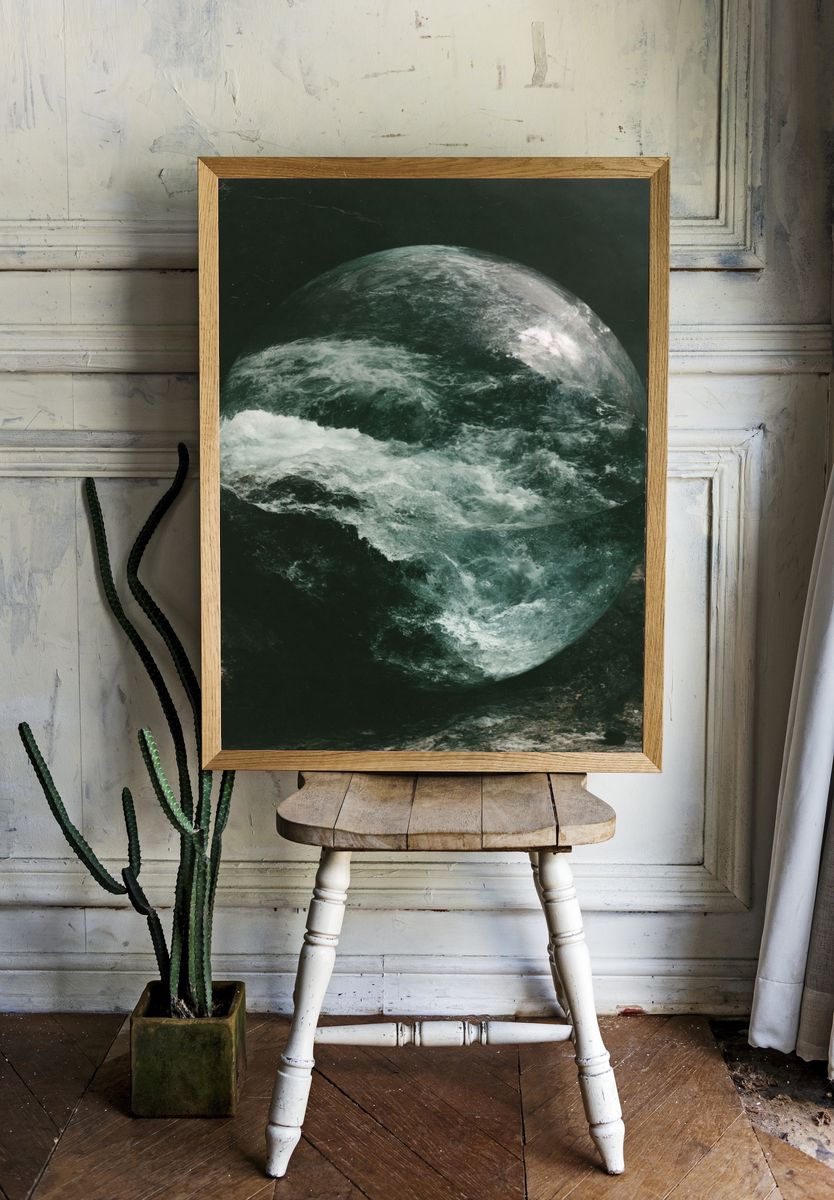 Earth Orbital Photography Poster. room preview