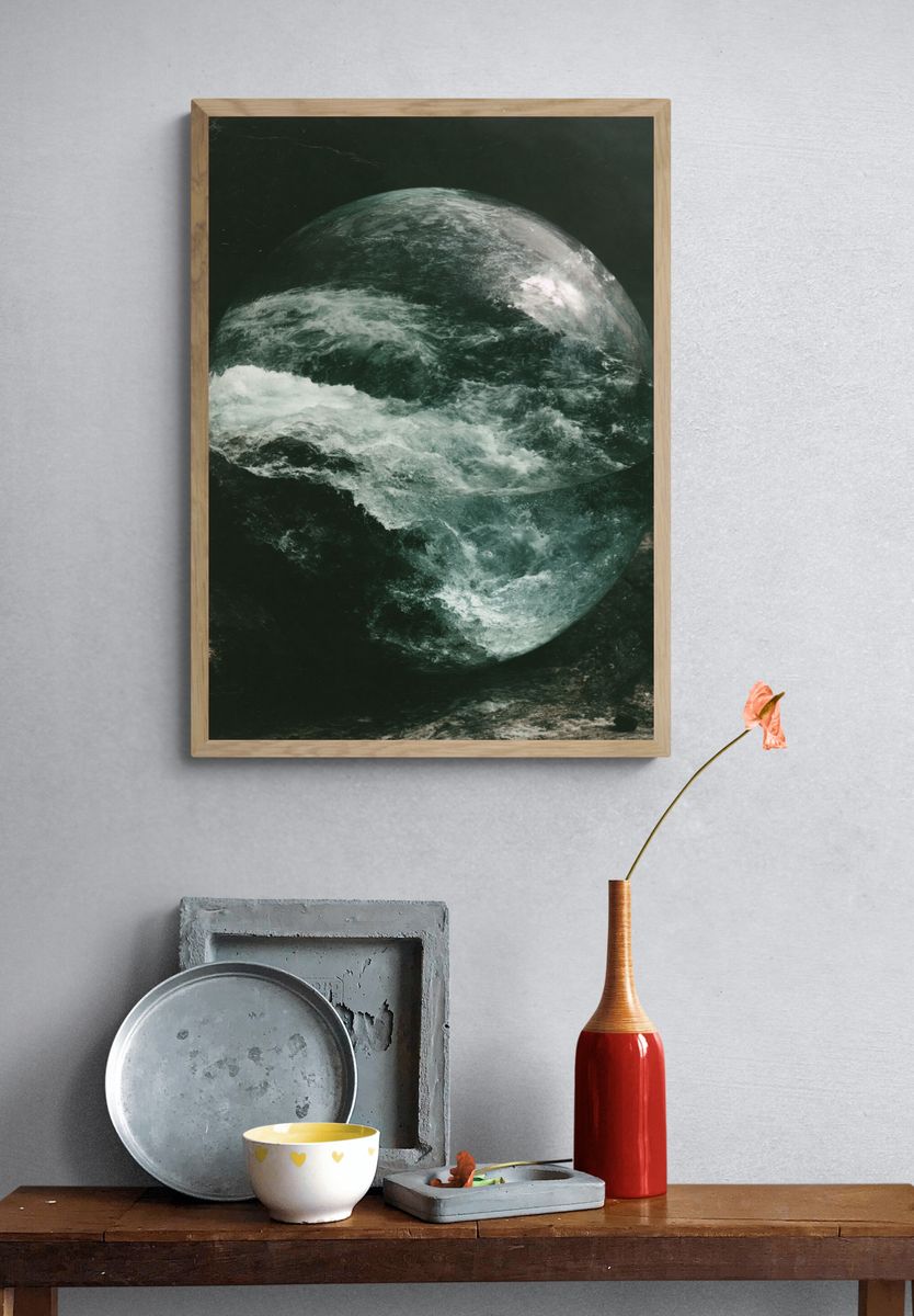 Earth Orbital Photography Poster. — room view 3