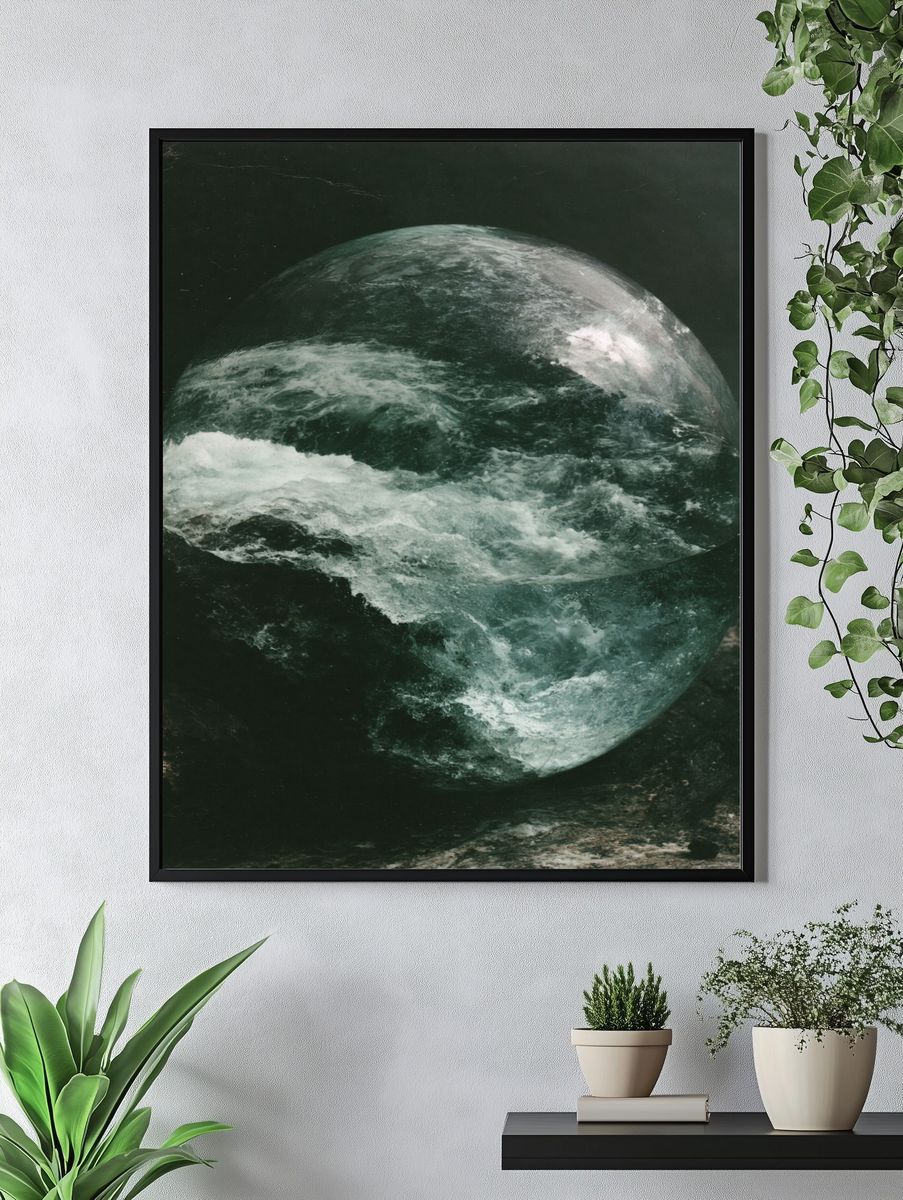 Earth Orbital Photography Poster. — room view 4