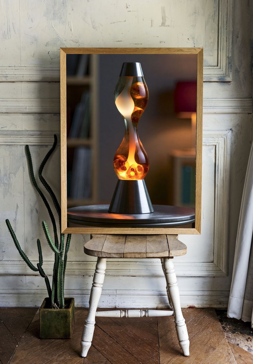 Lava Lamp Photography Poster. room preview