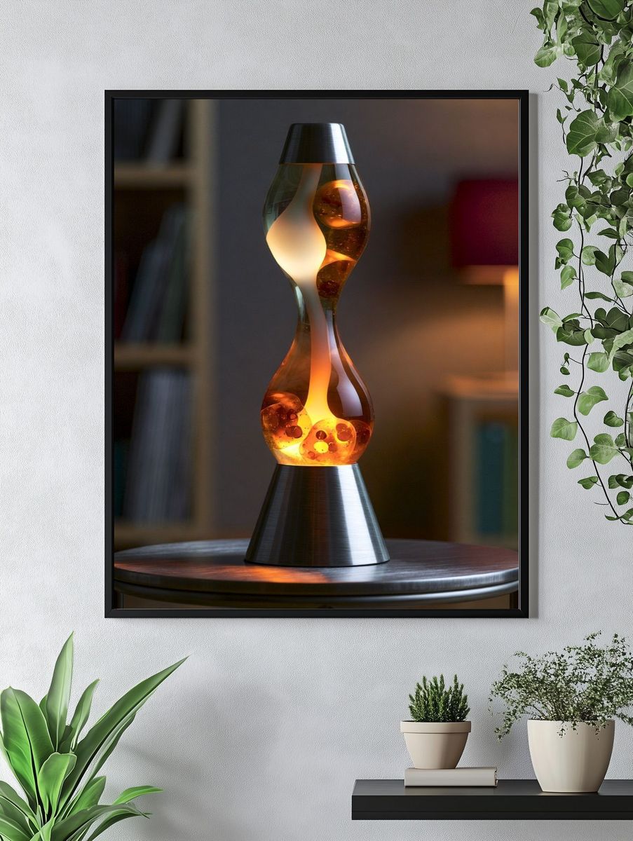 Lava Lamp Photography Poster. — room view 4