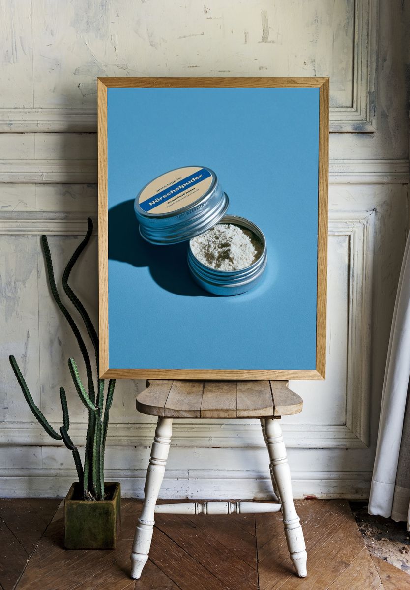 Nörschelpuder Still Life Poster. room preview