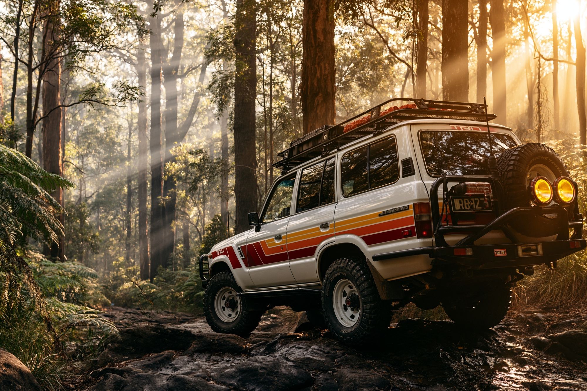 Off-Road 4x4 Forest Adventure Poster. poster — photography art