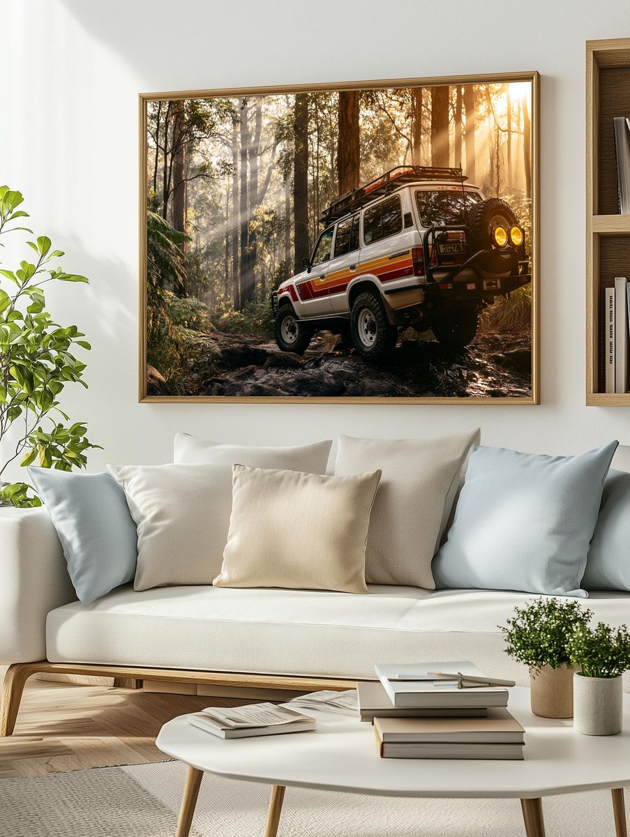 Off-Road 4x4 Forest Adventure Poster. — room view 2