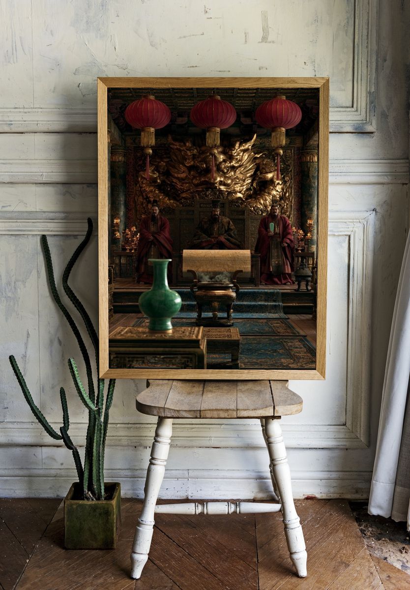 Imperial Throne Hall Photography Poster. room preview