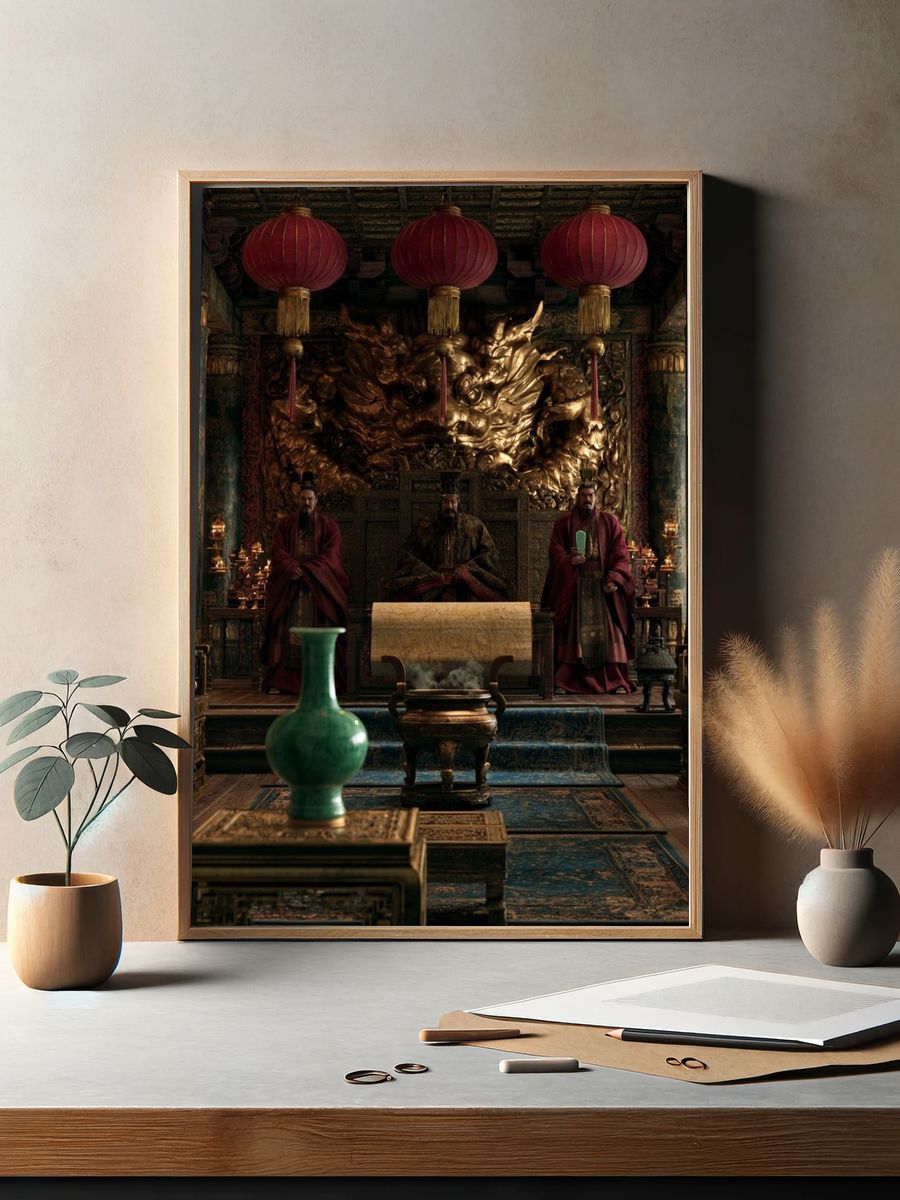 Imperial Throne Hall Photography Poster. — room view 2