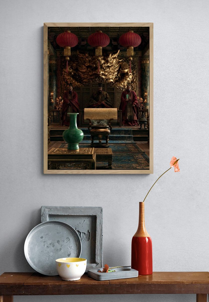 Imperial Throne Hall Photography Poster. — room view 3