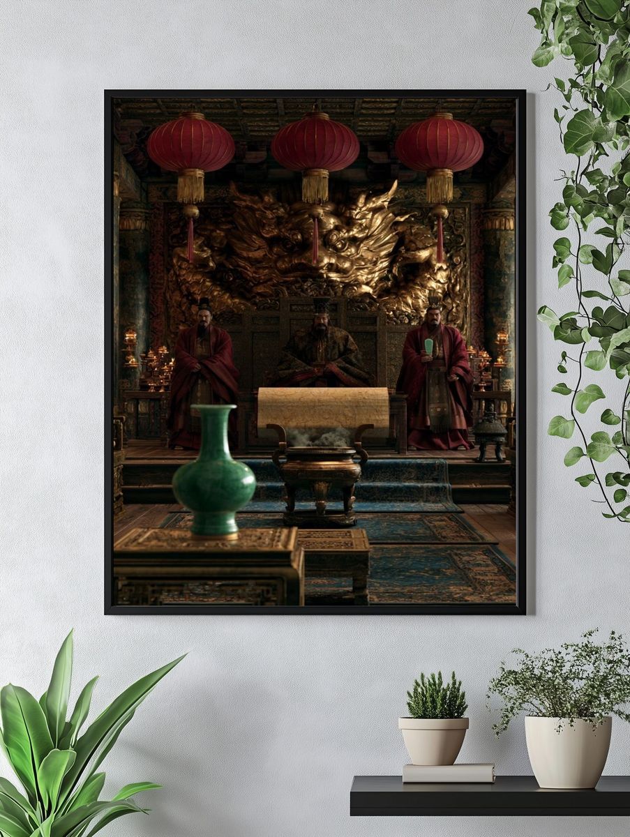 Imperial Throne Hall Photography Poster. — room view 4